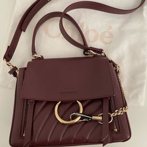 Chloe Mini Faye Day Bag Quilted Leather